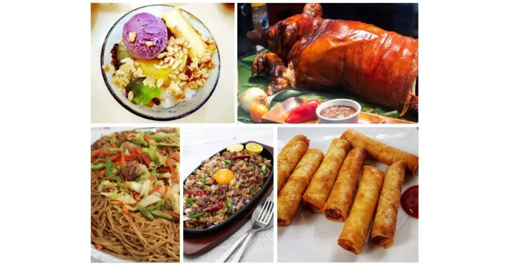 traditional filipino wedding menu dishes