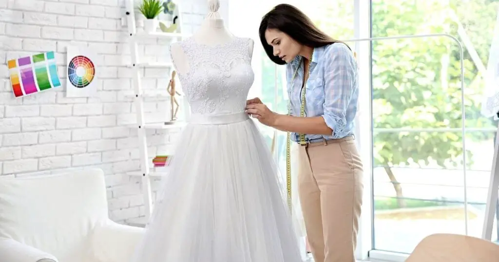 wedding dress mannequin dressmaker